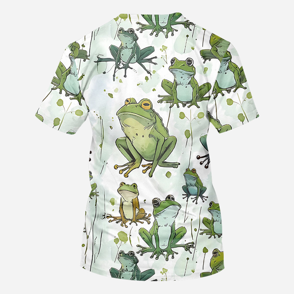 Ich liebe Frösche – Personalisiertes T-Shirt mit Froschmotiv