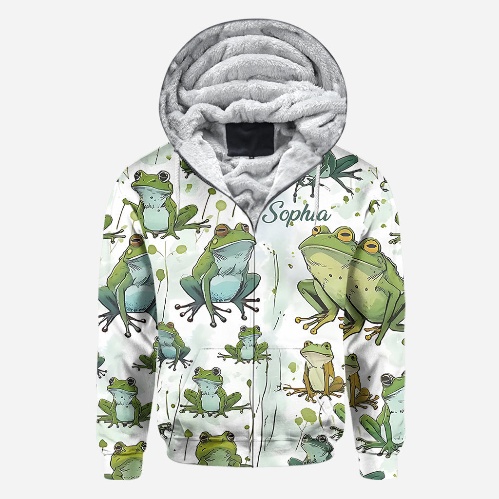 Ich liebe Frösche – Personalisiertes T-Shirt mit Froschmotiv