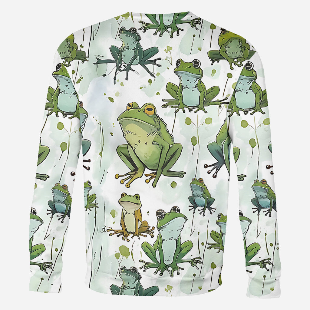 Ich liebe Frösche – Personalisiertes T-Shirt mit Froschmotiv