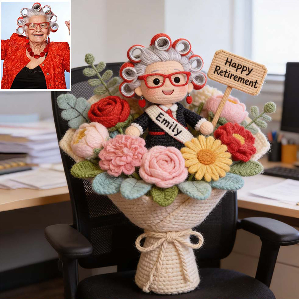 Happy Retirement Gift - Personalized Retired Premium Faux Fur Pillow