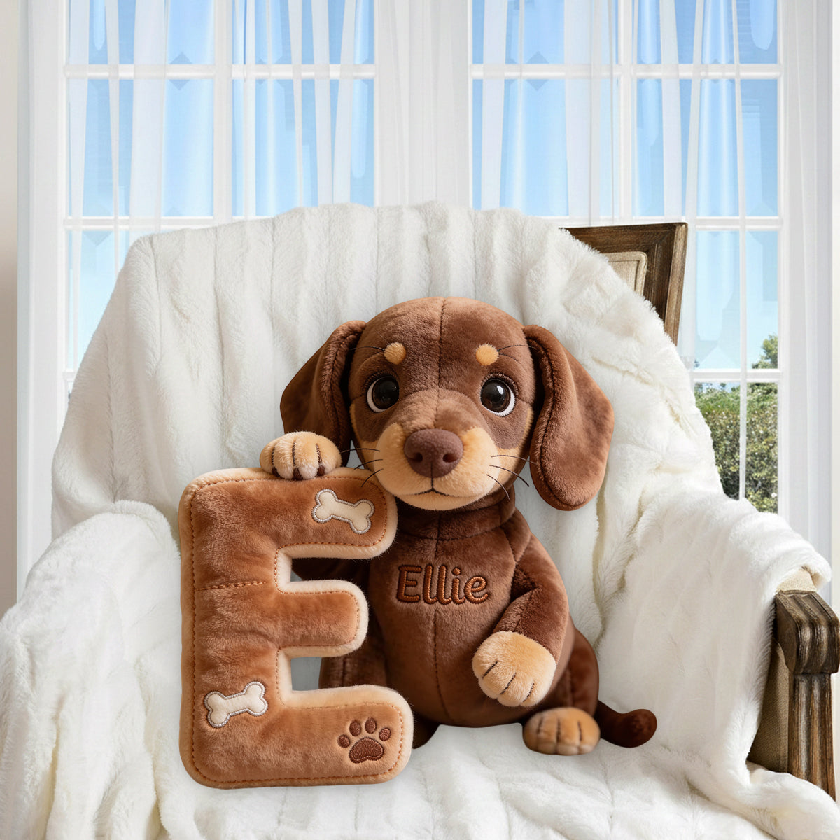 Custom Any Pet Photo - Personalized Dog Premium Faux Fur Pillow