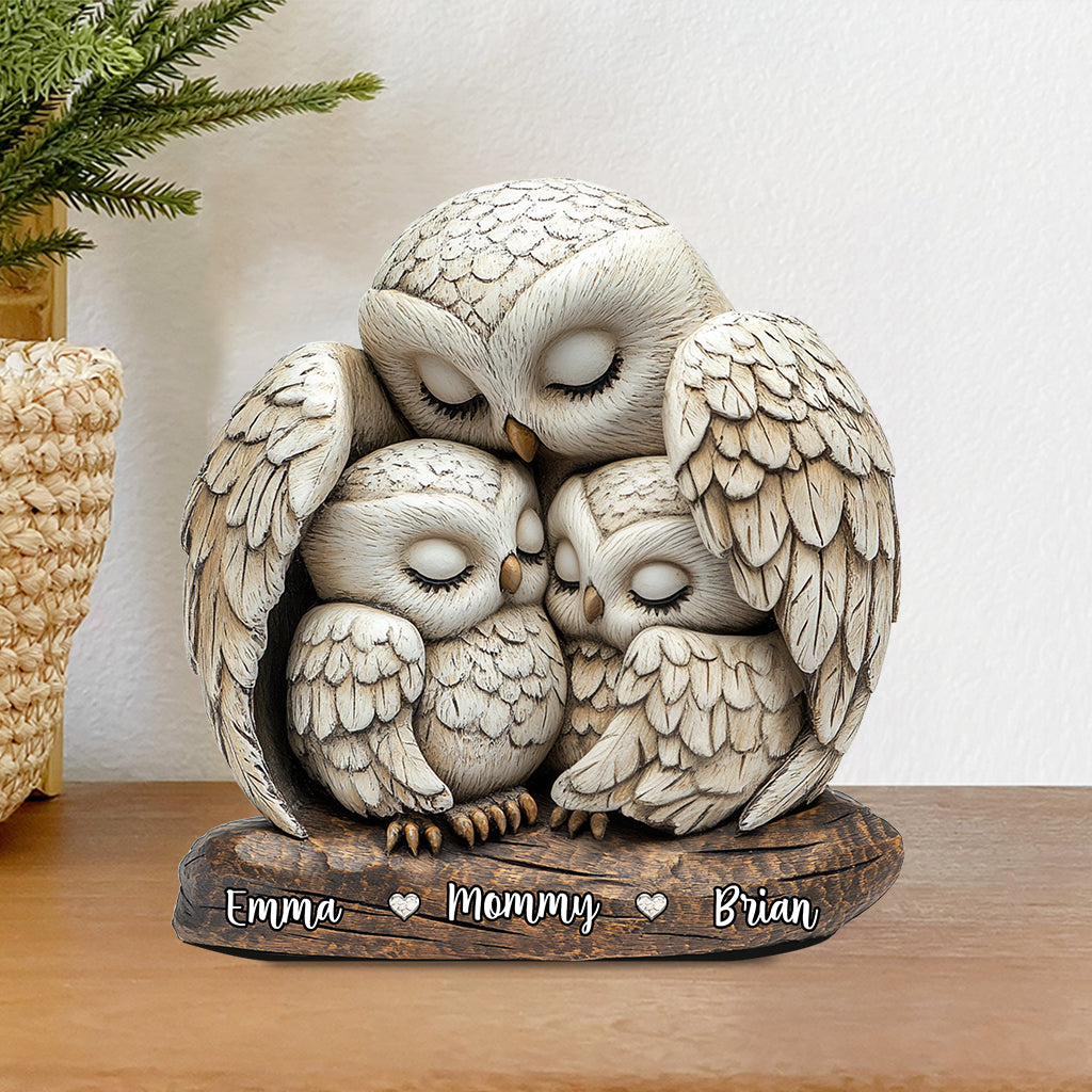 Ich liebe dich – Personalisierte Acrylplakette für Mutter (individuell geformt)