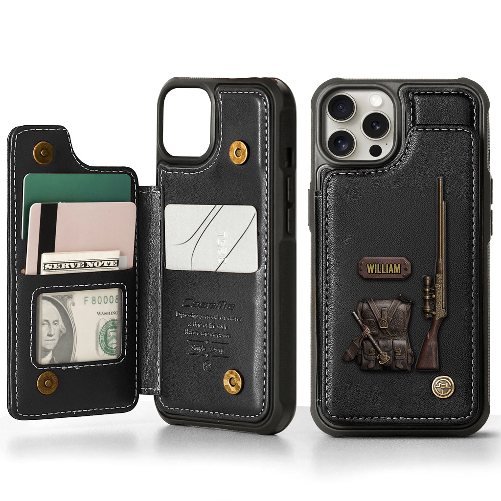 Luxury Gift For Hunter - Personalized Hunting Wallet Phone Case