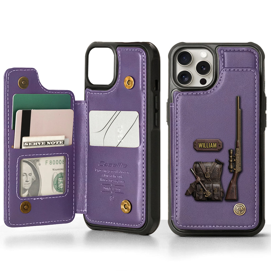 Luxury Gift For Hunter - Personalized Hunting Wallet Phone Case
