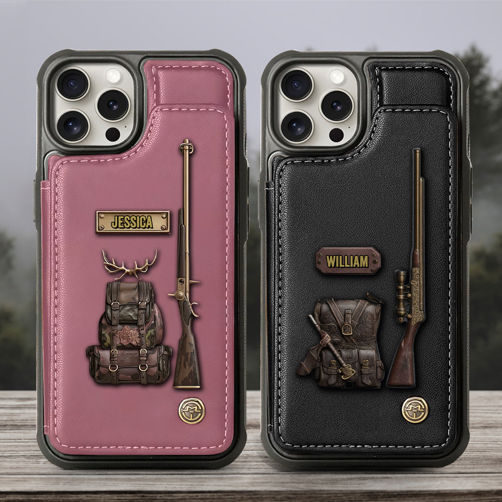 Luxury Gift For Hunter - Personalized Hunting Wallet Phone Case
