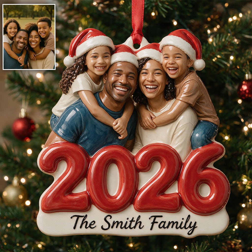 Custom From Any Photo - Personalized Family Premium 3D Ornament