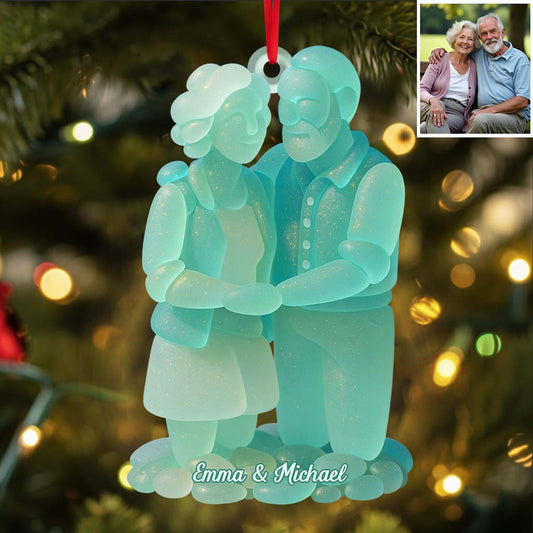 Sea Glass Family - Personalized Family Ornament