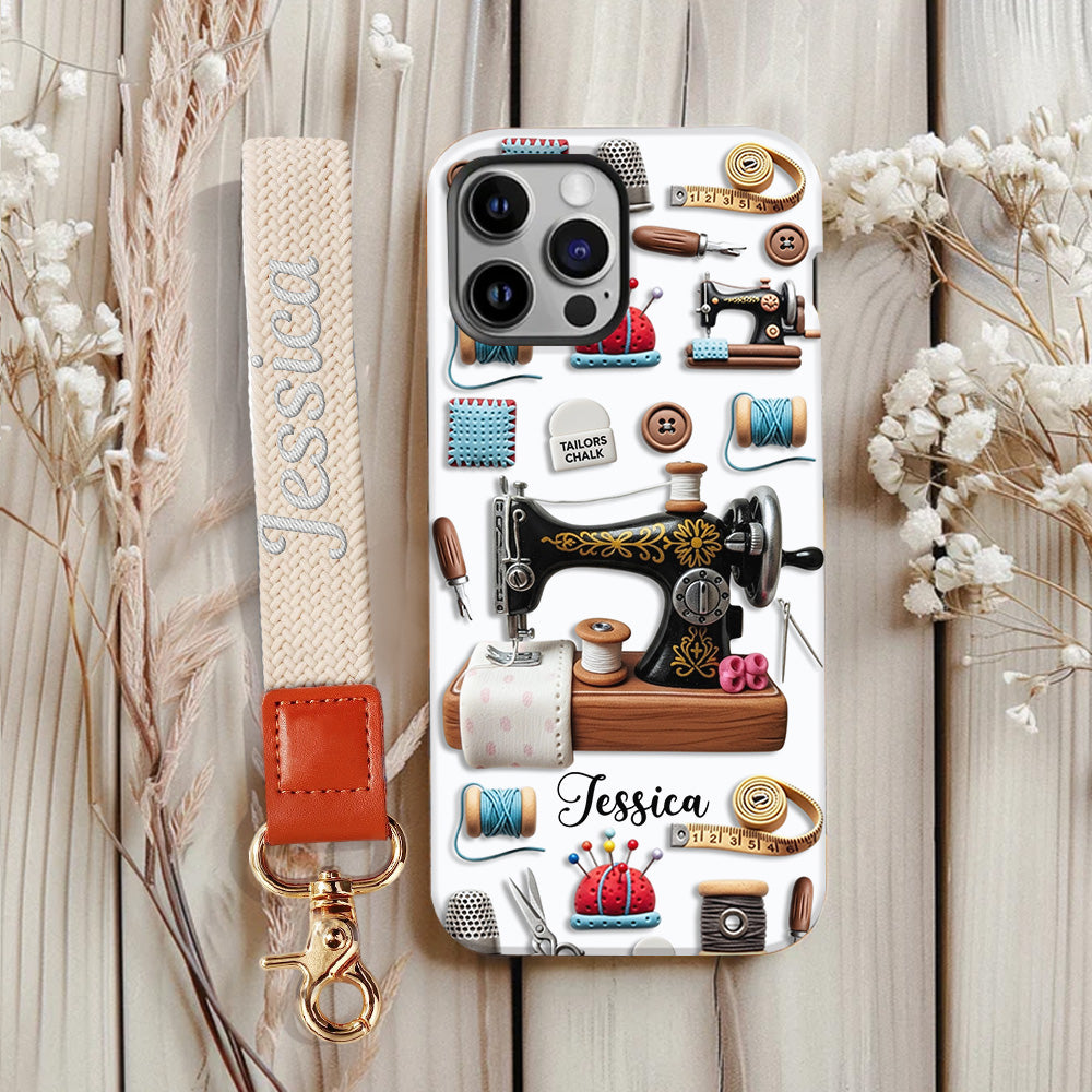 Stunning Sewing Machine - Personalized Sewing Full Print Phone Case