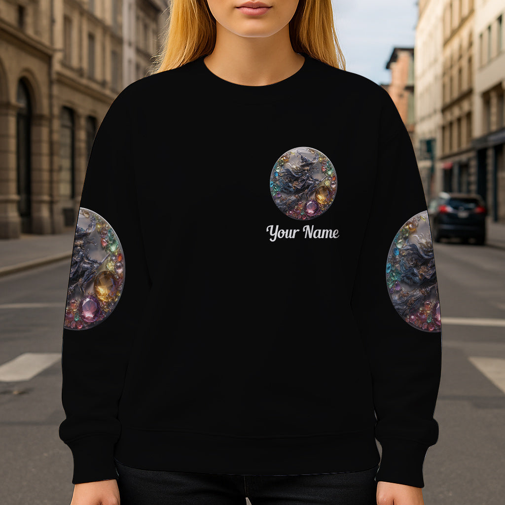 Glitzerhexe – Personalisiertes Hexen-Shirt