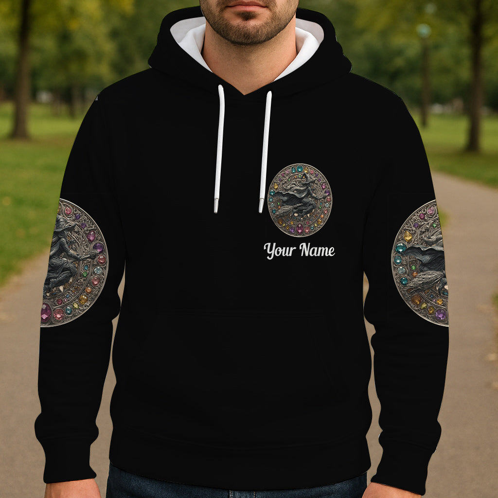 Glitzerhexe – Personalisiertes Hexen-Shirt