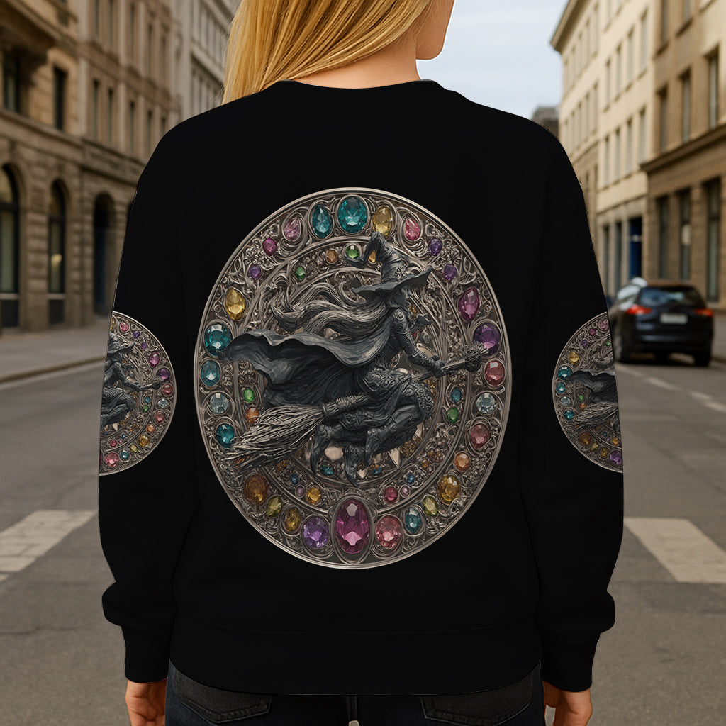 Glitzerhexe – Personalisiertes Hexen-Shirt