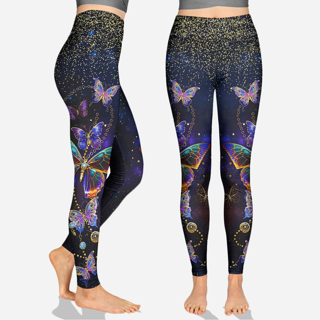 Beautiful Butterfly - Personalized Butterfly Hoodie and Leggings