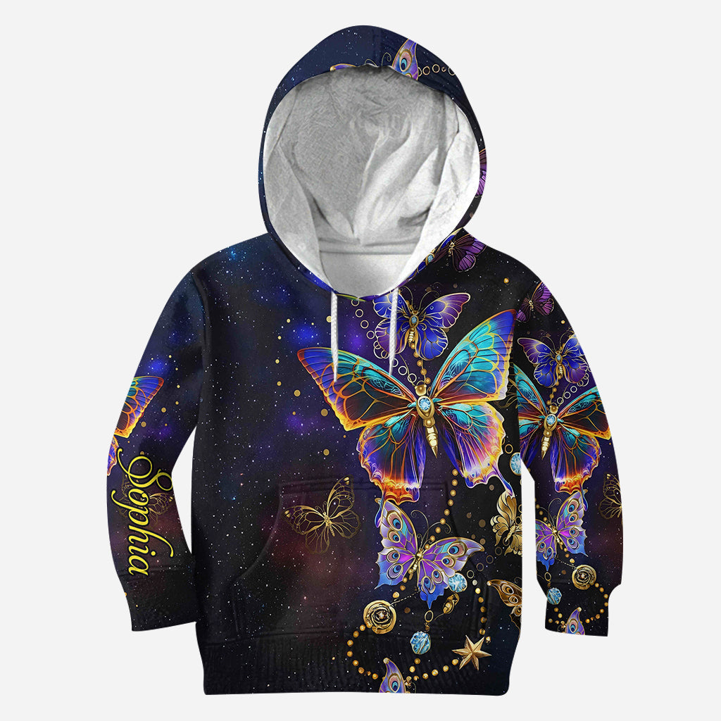 Beautiful Butterfly - Personalized Butterfly Hoodie and Leggings