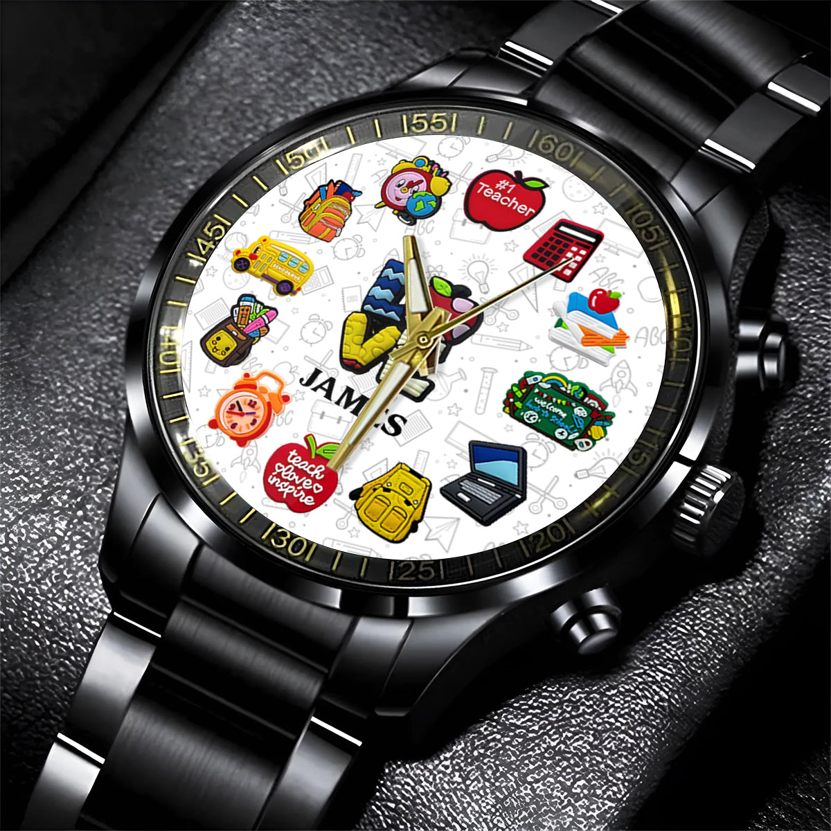 Personalisierte Lehrer-Handuhr für Lehrer, die ihren Beruf lieben