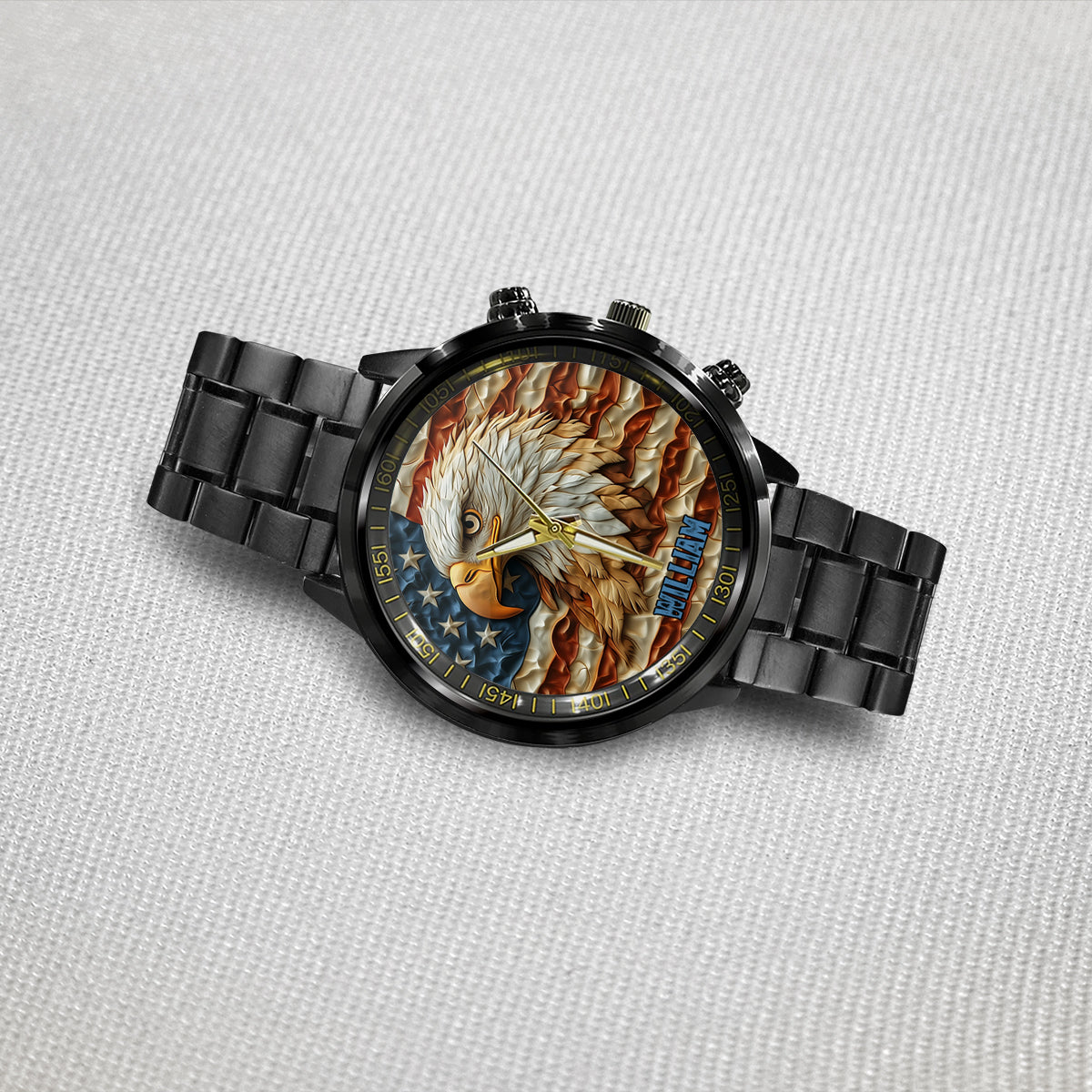 Strong Eagle - Personalized Bald Eagle Hand Watch