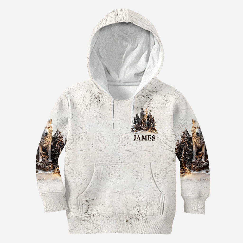 Papa Wolf Pack - Personalisiertes Vater-Shirt