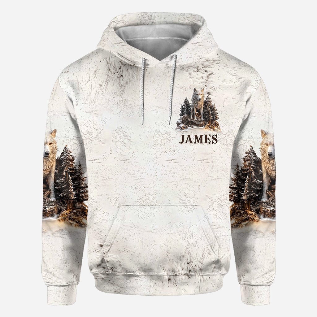 Papa Wolf Pack - Personalisiertes Vater-Shirt