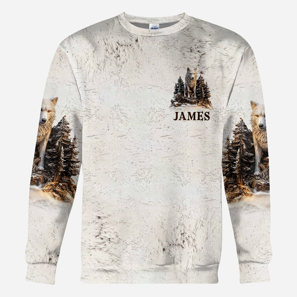 Papa Wolf Pack - Personalisiertes Vater-Shirt