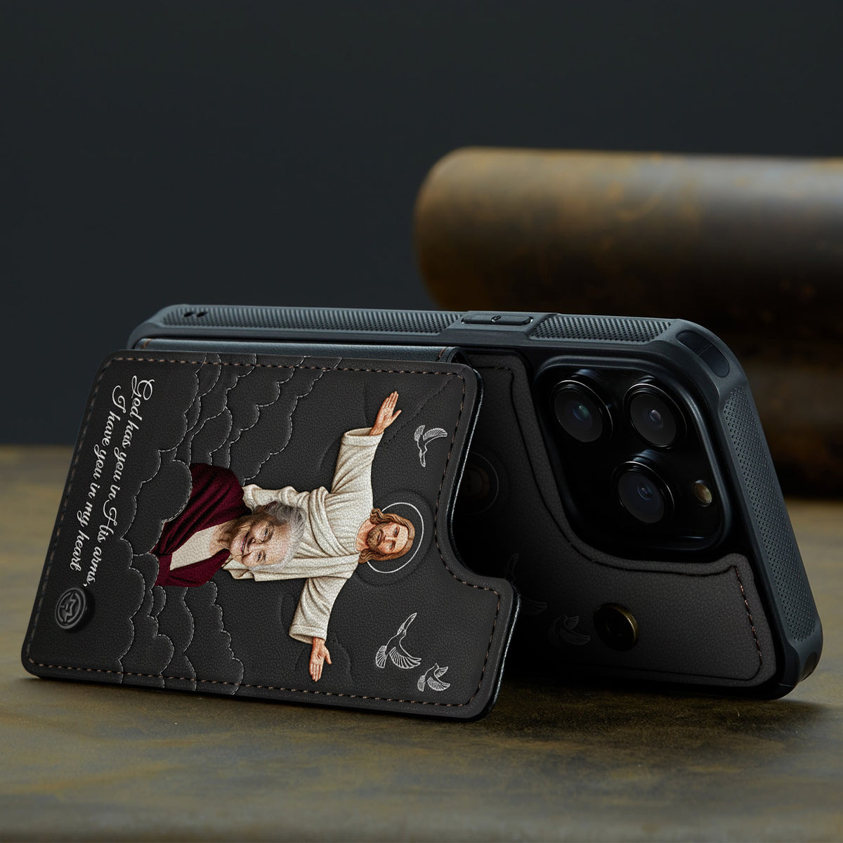 Glaube & Erinnerung – Personalisierte Gedenk-Handyhülle mit Volldruck