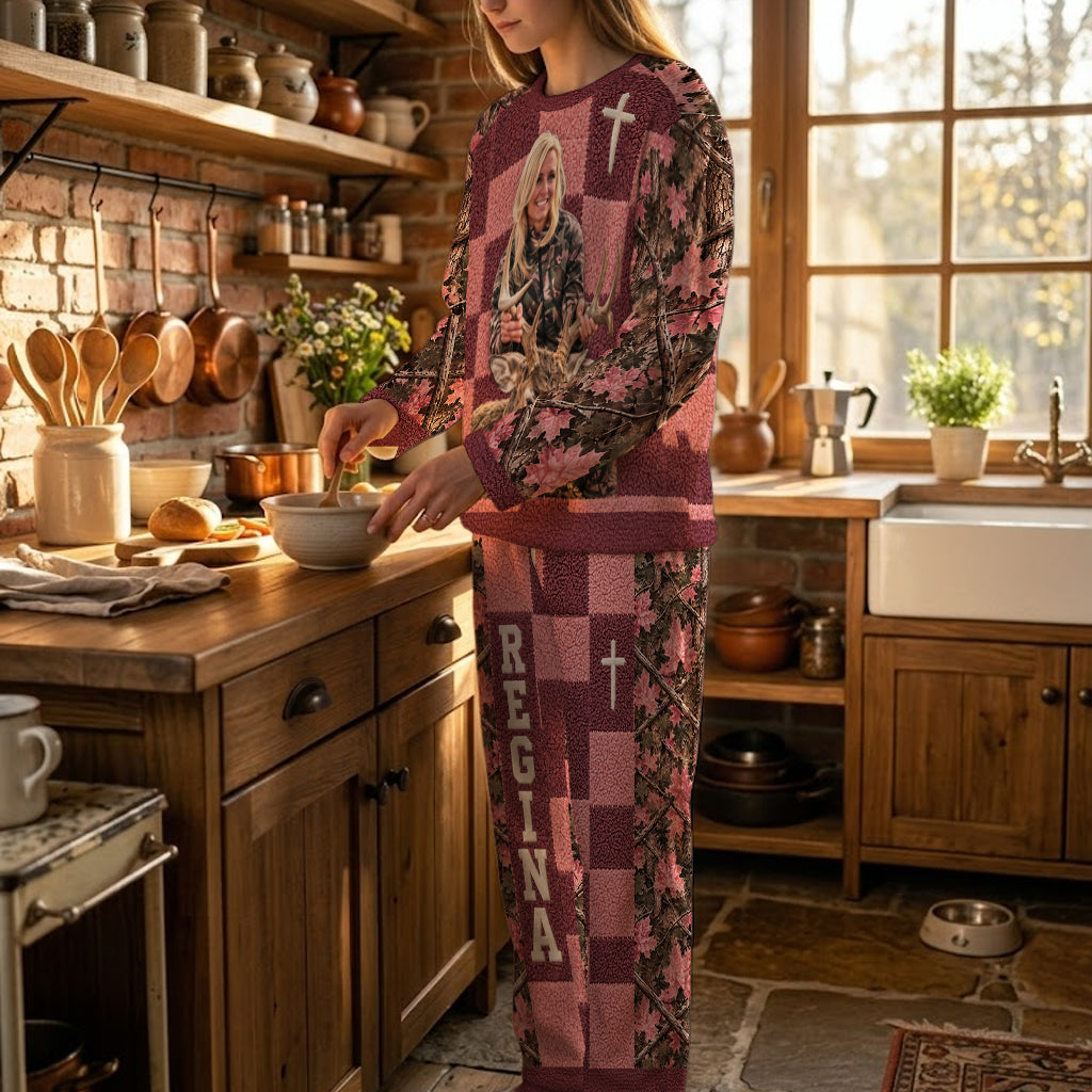 Love Hunting - Personalisiertes Jagd-Fleece-Lounge-Set