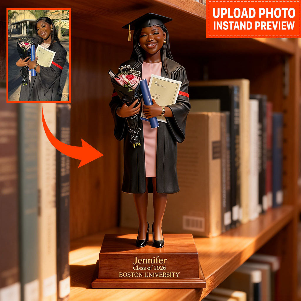 Individuell gestaltete Acrylplakette zur Abschlussfeier nach Wunsch – aus jedem Foto gefertigt