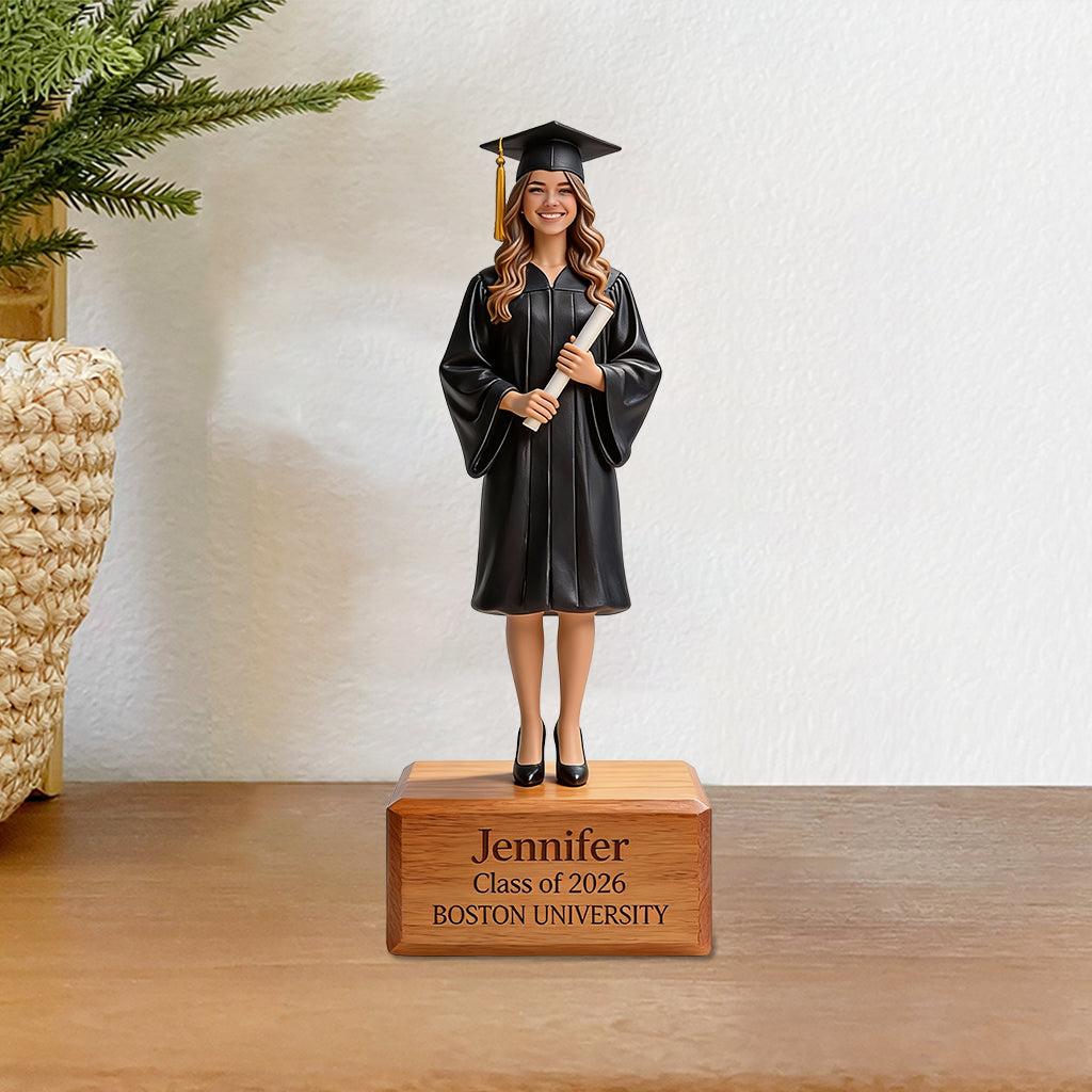 Individuell gestaltete Acrylplakette zur Abschlussfeier nach Wunsch – aus jedem Foto gefertigt