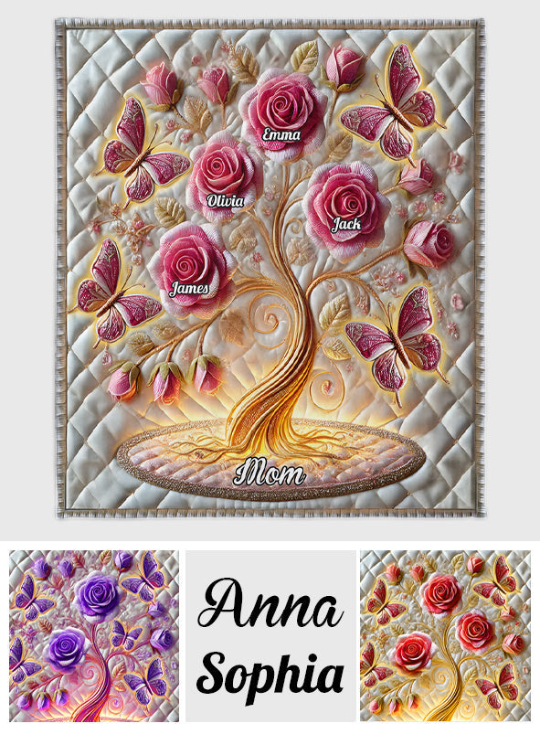 Mein Gartengeschenk für Mama, Oma – personalisierte Mutterdecke
