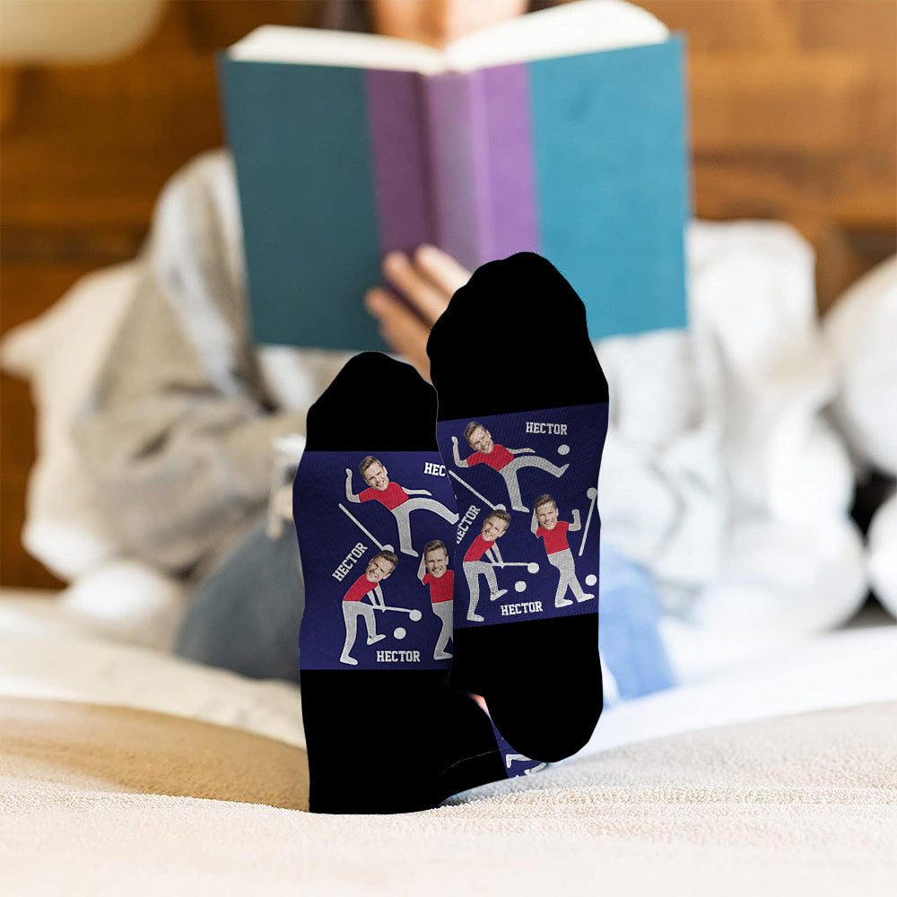 I'd Rather Be Golfing - Personalized Golf Socks