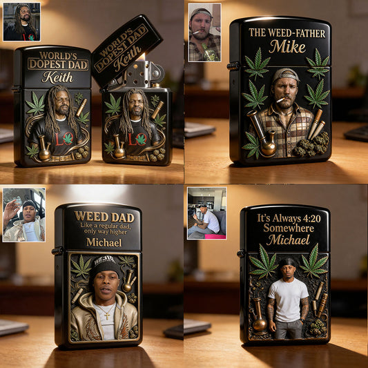 Der coolste Papa der Welt - Personalisierter Grasfeuerzeug