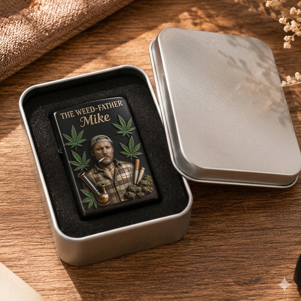 Der coolste Papa der Welt - Personalisierter Grasfeuerzeug