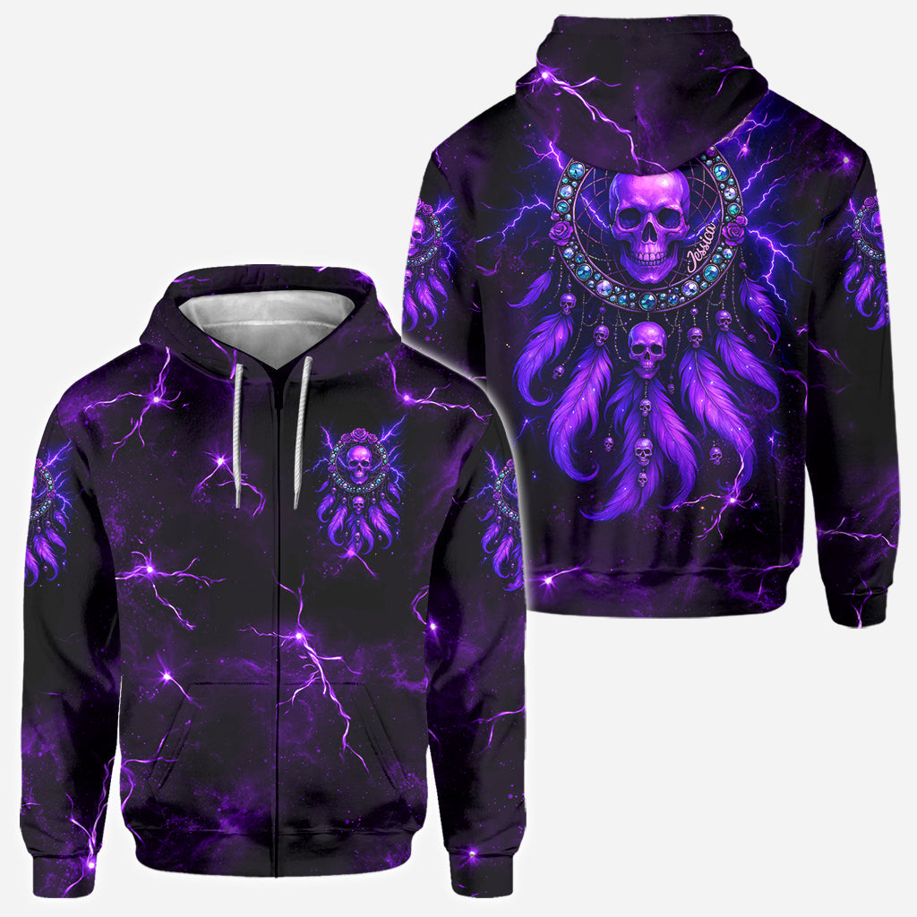 Wunderschöner Totenkopf – personalisiertes Shirt mit Totenkopf-Allover-Print