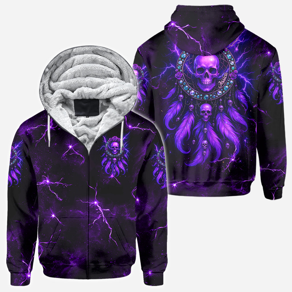 Wunderschöner Totenkopf – personalisiertes Shirt mit Totenkopf-Allover-Print