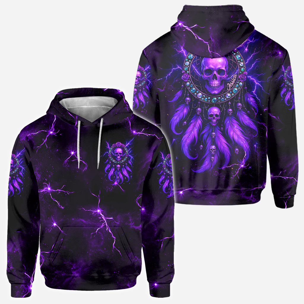 Wunderschöner Totenkopf – personalisiertes Shirt mit Totenkopf-Allover-Print