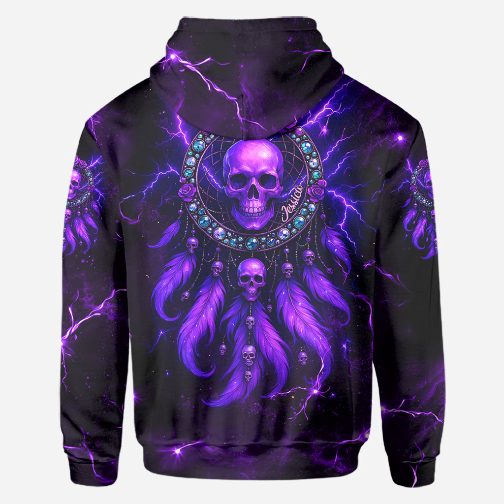 Wunderschöner Totenkopf – personalisiertes Shirt mit Totenkopf-Allover-Print