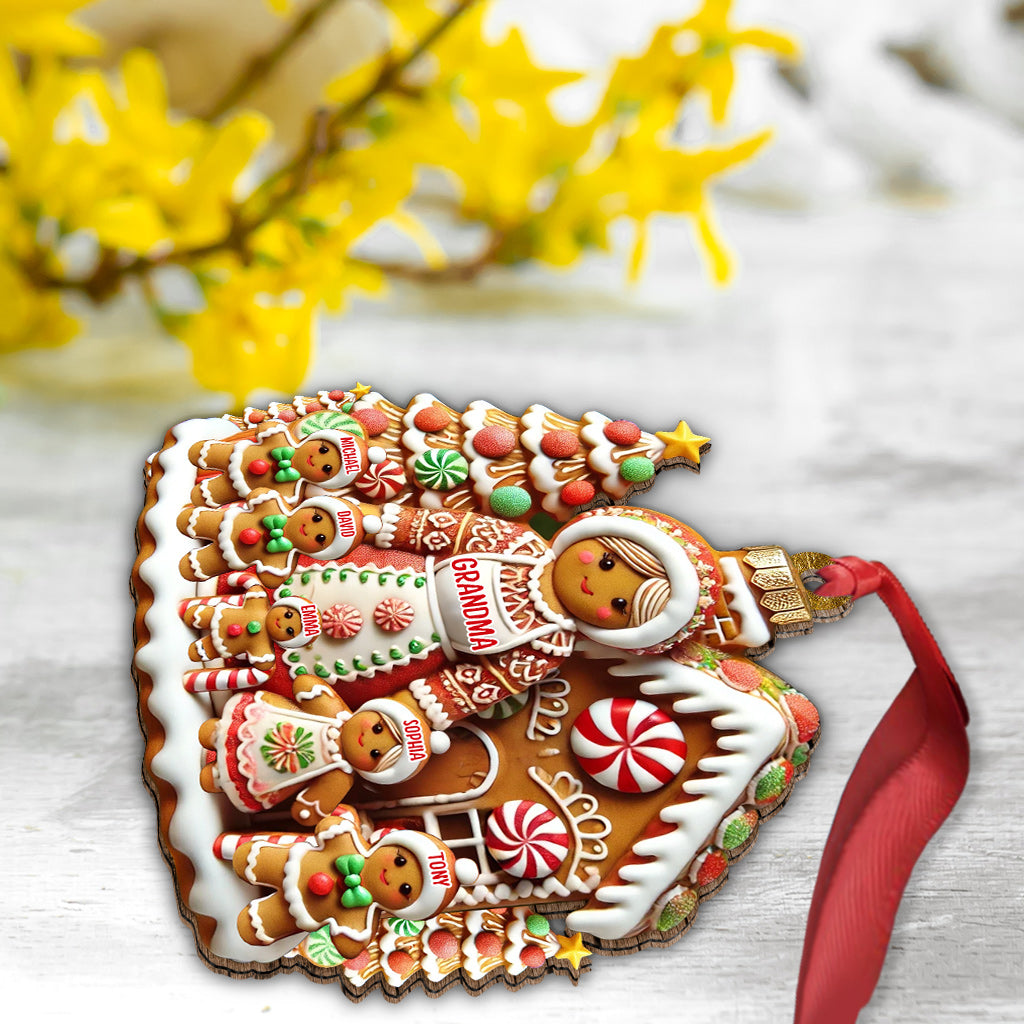 Omas perfektes Set – Personalisierter Oma-Weihnachtsbaumschmuck