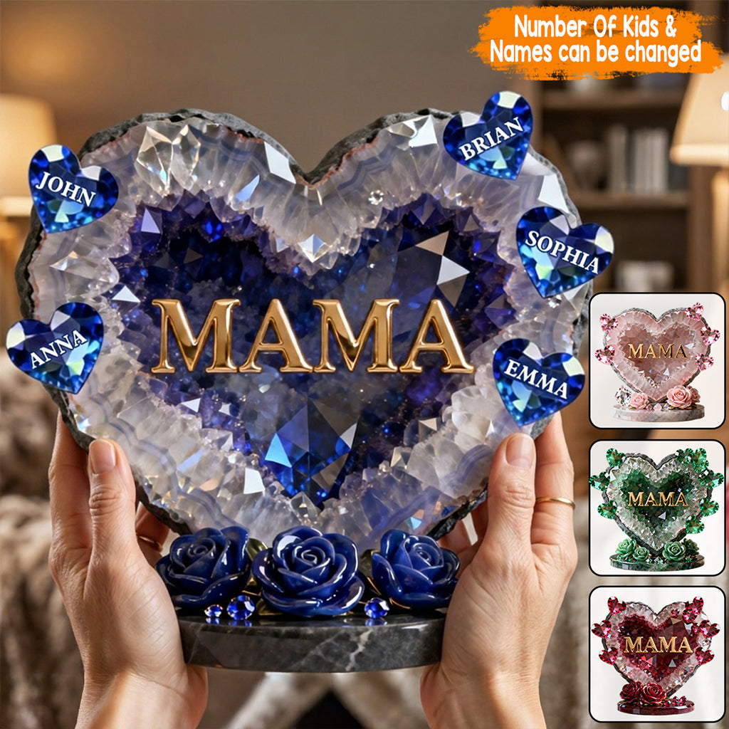 Best Mom Ever - Personalized Mother Custom Shaped Acrylic Plaque