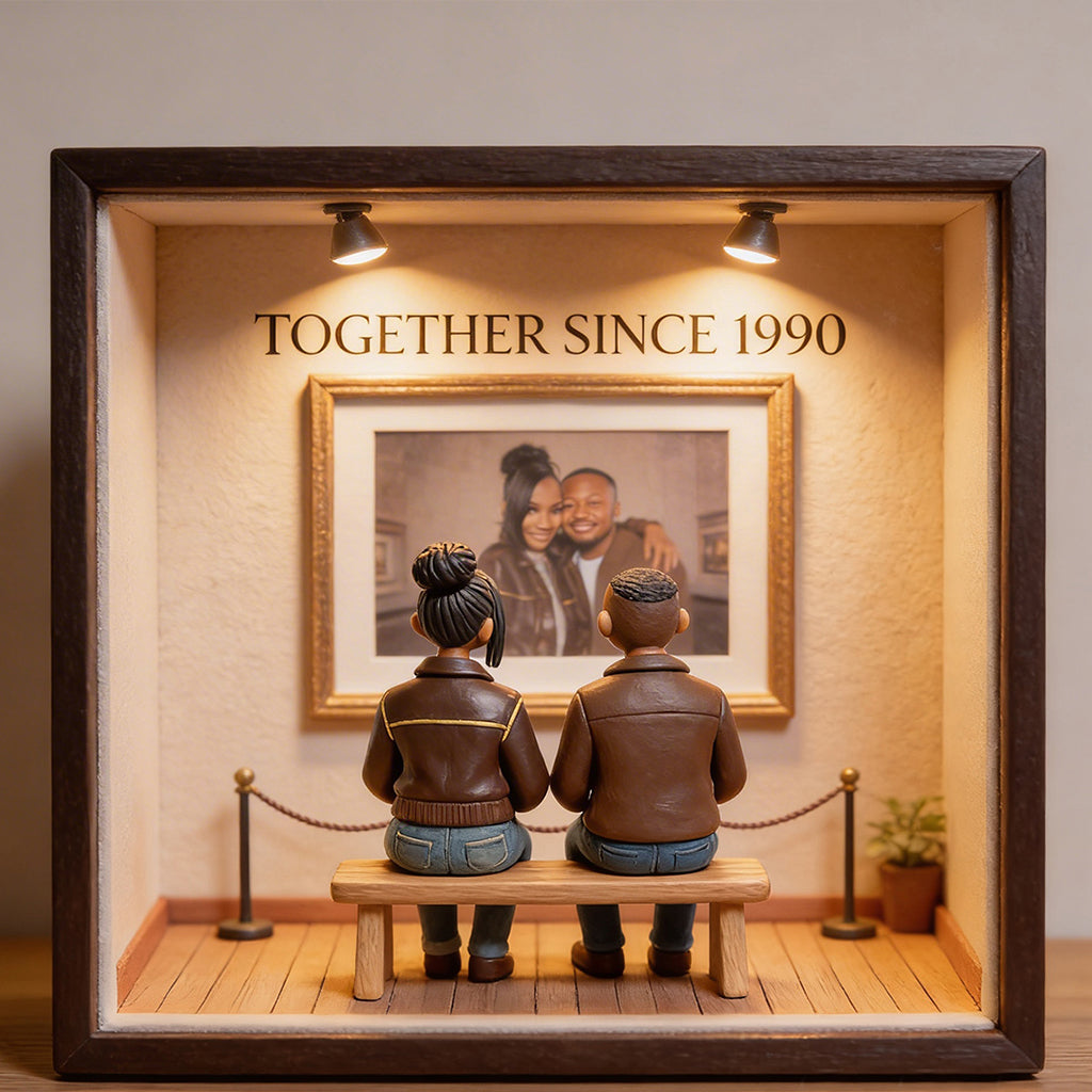 Unser Moment – ​​Personalisierte Acrylplakette in individueller Form für Paare