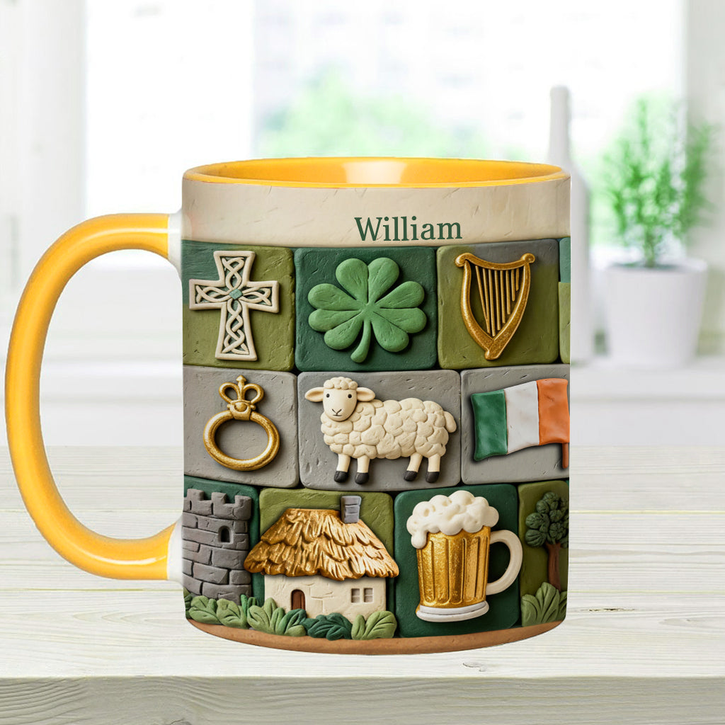 Irish Heritage - Personalized Irish Accent Mug & Coaster