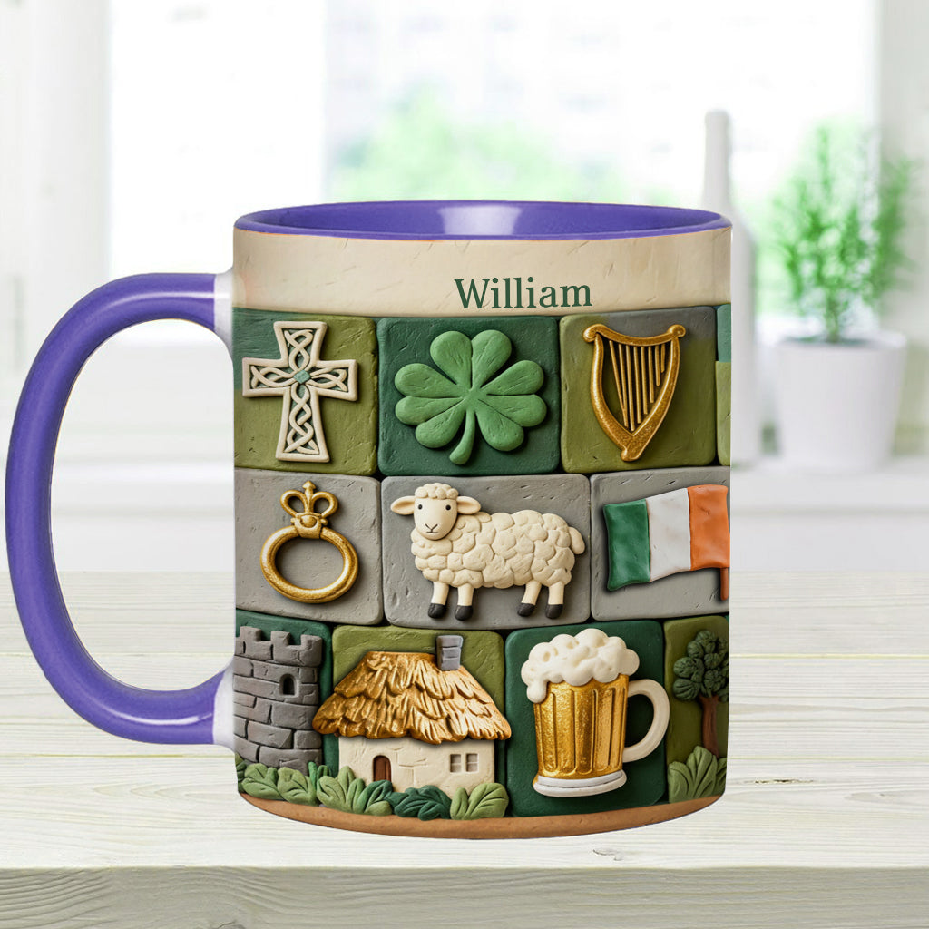 Irish Heritage - Personalized Irish Accent Mug & Coaster