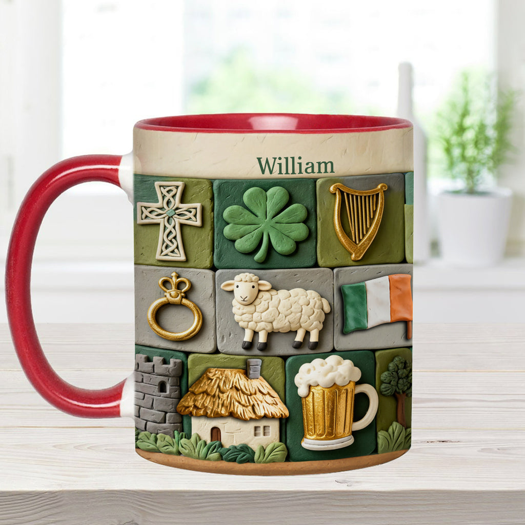 Irish Heritage - Personalized Irish Accent Mug & Coaster