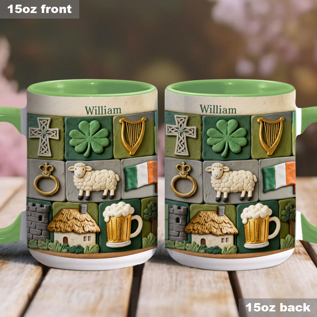 Irish Heritage - Personalized Irish Accent Mug & Coaster