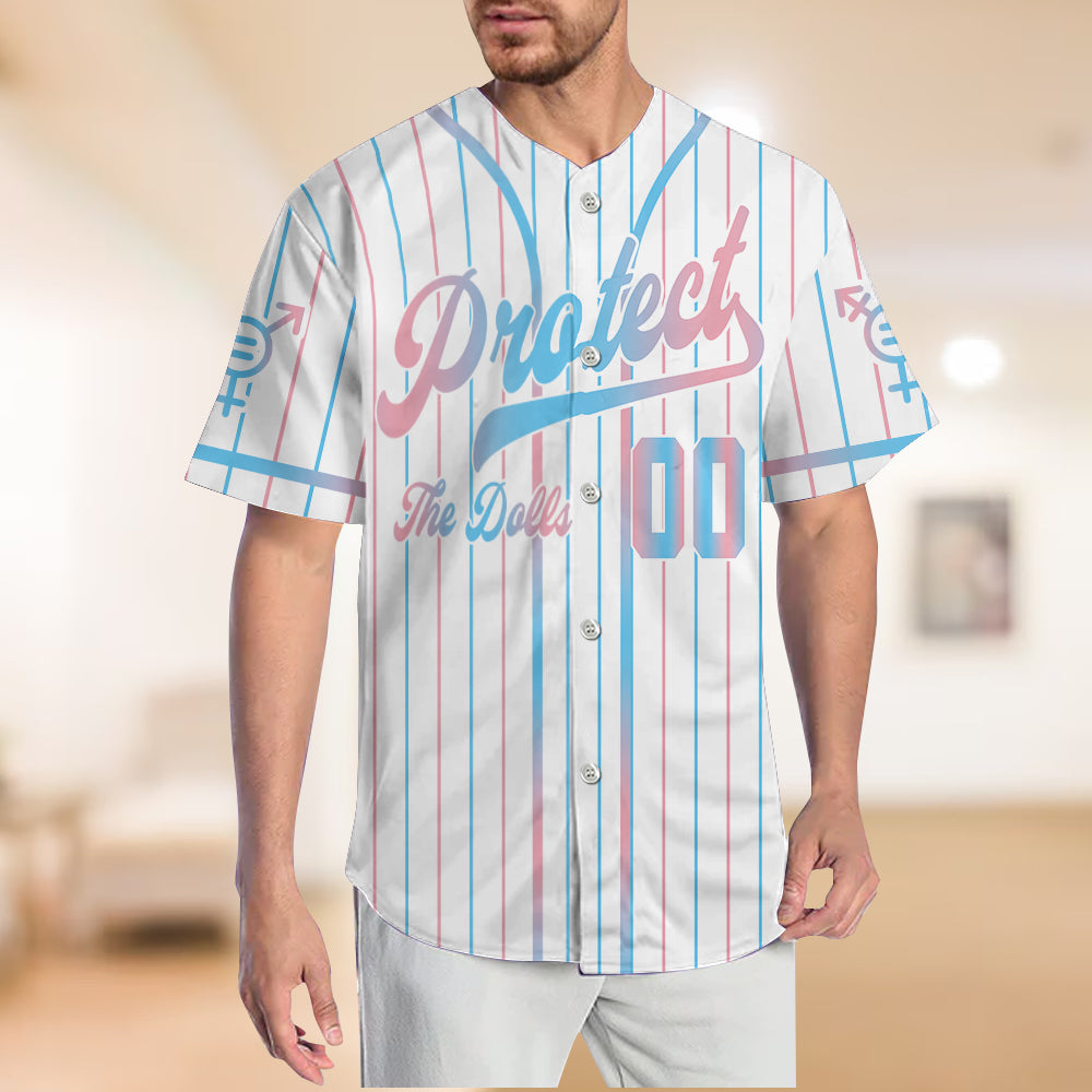 Protect The Dolls – Personalisiertes Baseballtrikot zur Unterstützung der LGBTQ+-Community