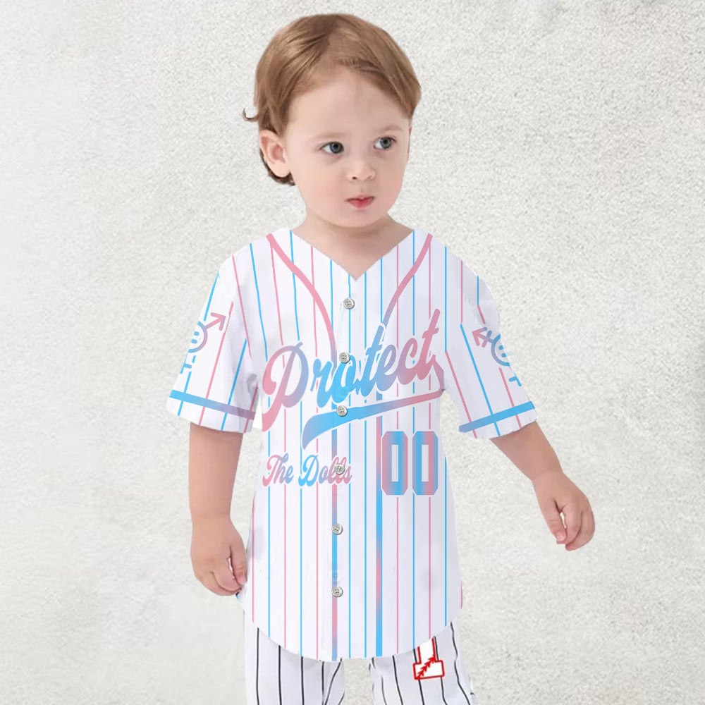 Protect The Dolls – Personalisiertes Baseballtrikot zur Unterstützung der LGBTQ+-Community