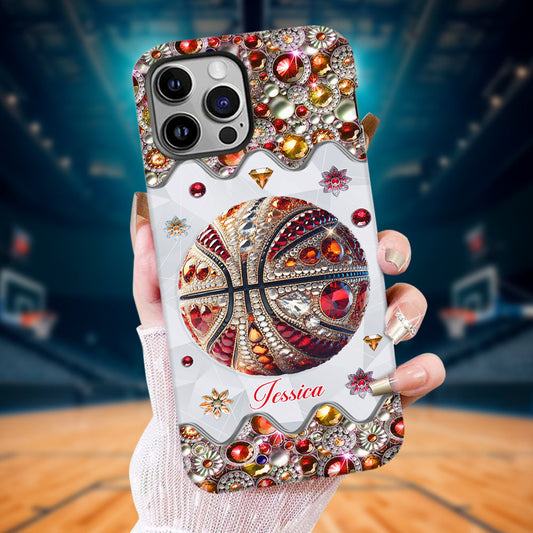 Basketballfan - Personalisierte Handyhülle mit Basketball-Vollbild