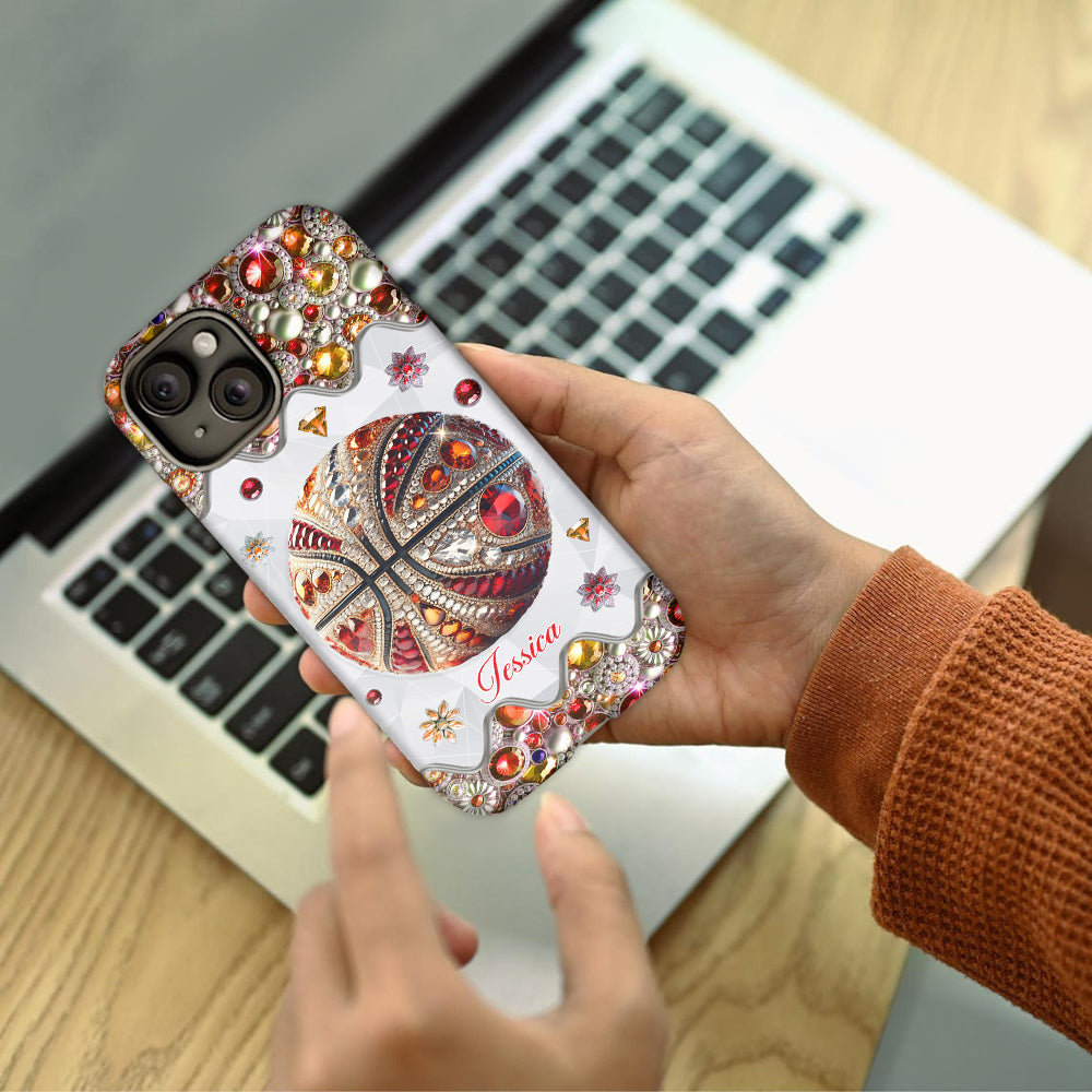 Basketballfan - Personalisierte Handyhülle mit Basketball-Vollbild