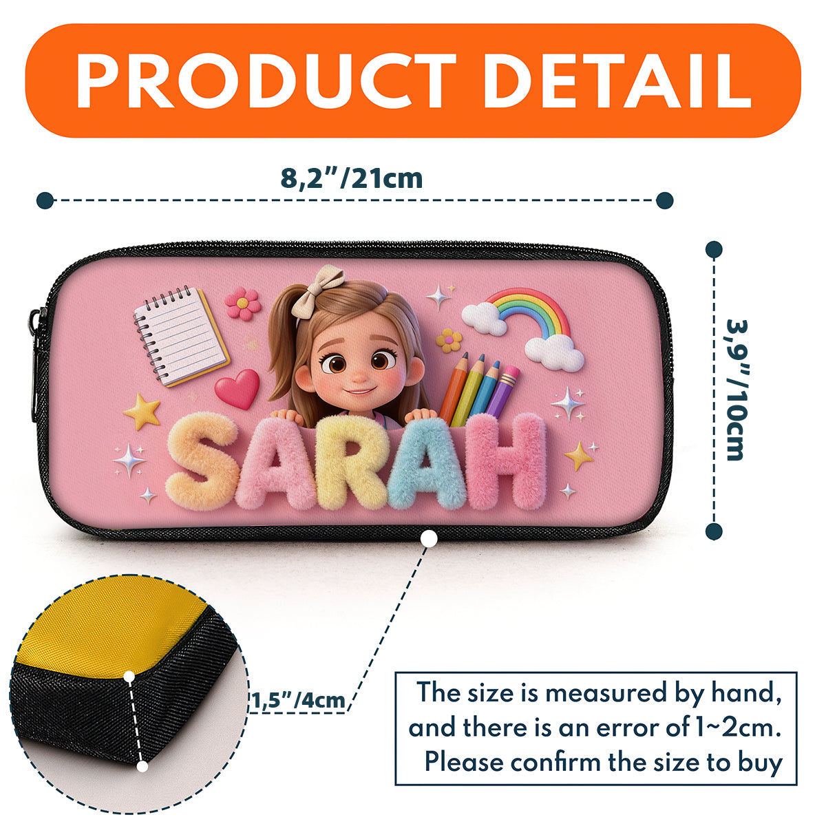 Geschenk zum Schulanfang - Personalisierte Federmappe für Kinder