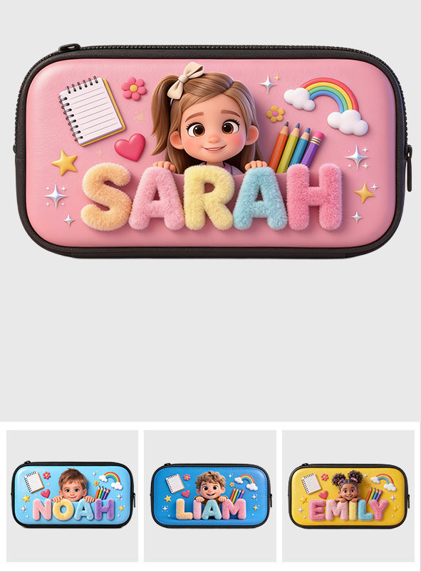 Geschenk zum Schulanfang - Personalisierte Federmappe für Kinder