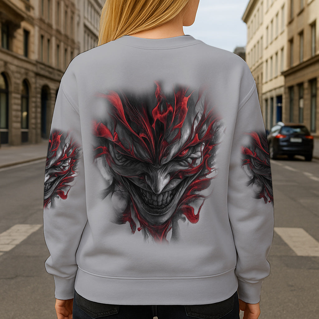 I'm Never Alone - Personalized Skull All Over Shirt