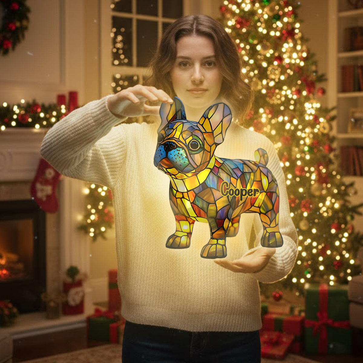 LightPup Home Decor – Personalisiertes LED-Hunde-Licht-Acrylschild