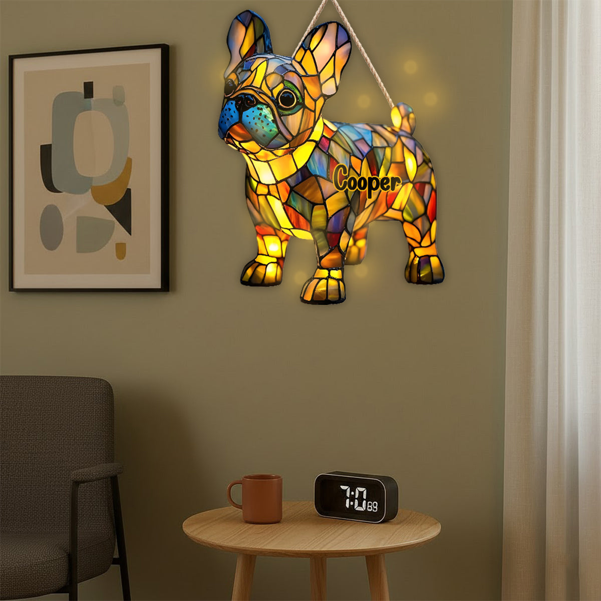 LightPup Home Decor – Personalisiertes LED-Hunde-Licht-Acrylschild
